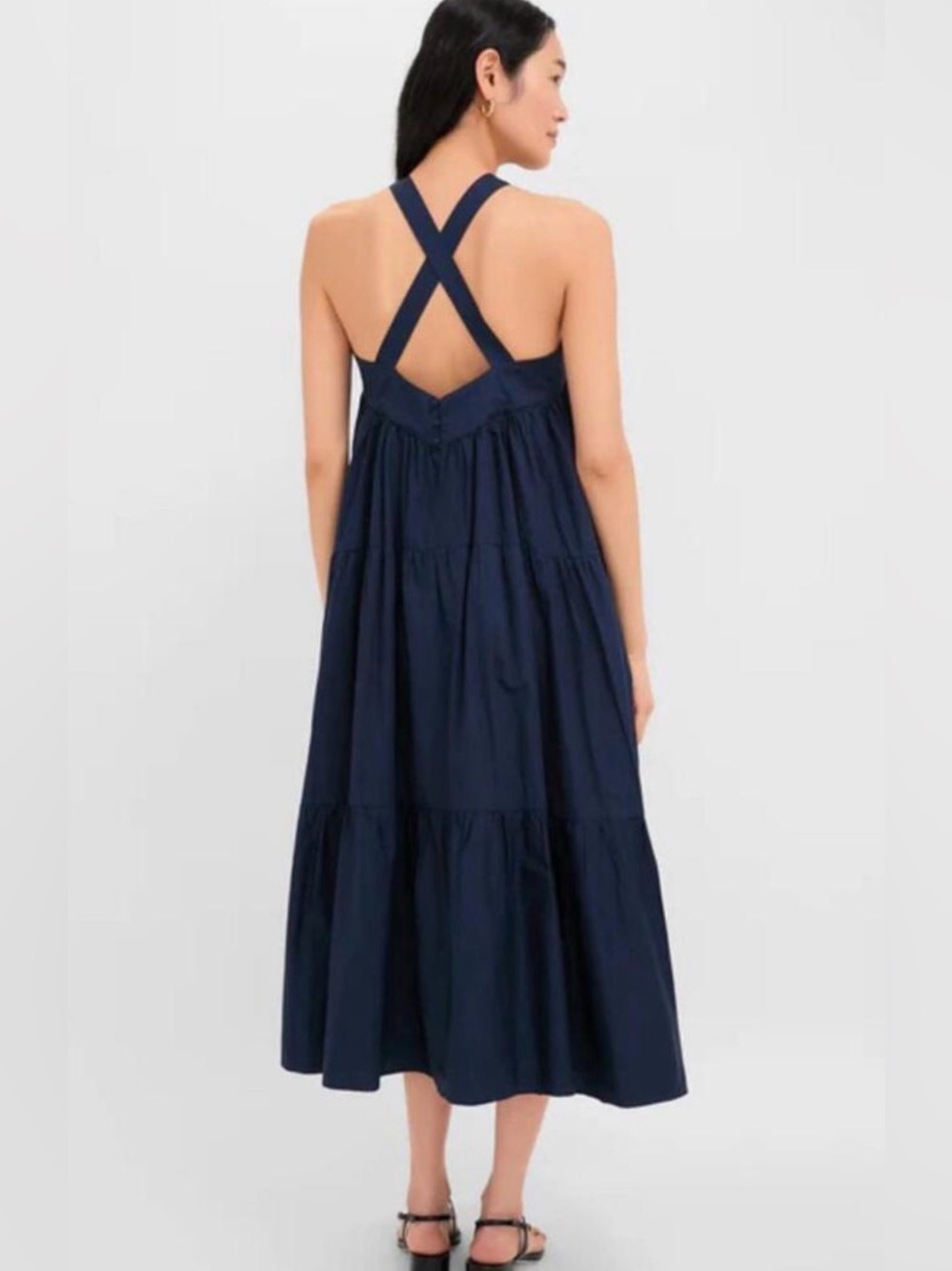 En Saison Navy Halter Maxi Dress - Picture 4 of 5